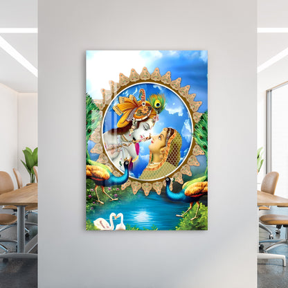 Religious Radha Krishna Acrylic Wall Art