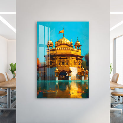 Beautiful Temple Acrylic Wall Art