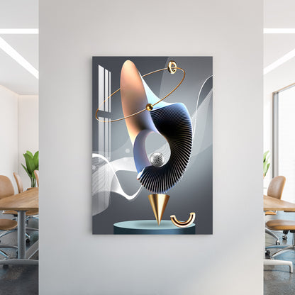 The Rotating Shell Acrylic Wall Art