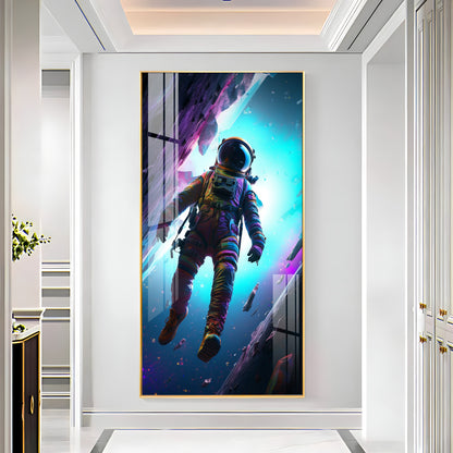 Colorful Cosmos Premium Acrylic Vertical Wall Art