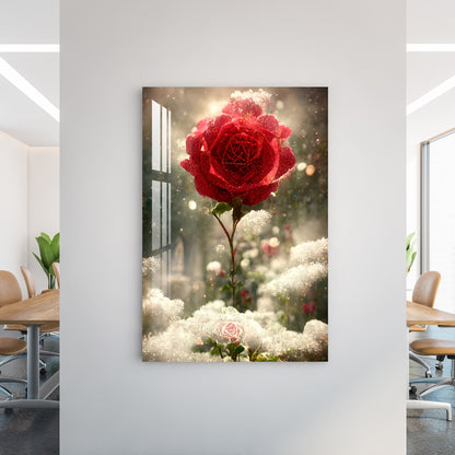 The Romantic Red Acrylic Wall Art