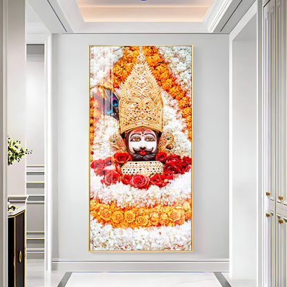 Divine Shyam Baba Premium Acrylic Vertical Wall Art