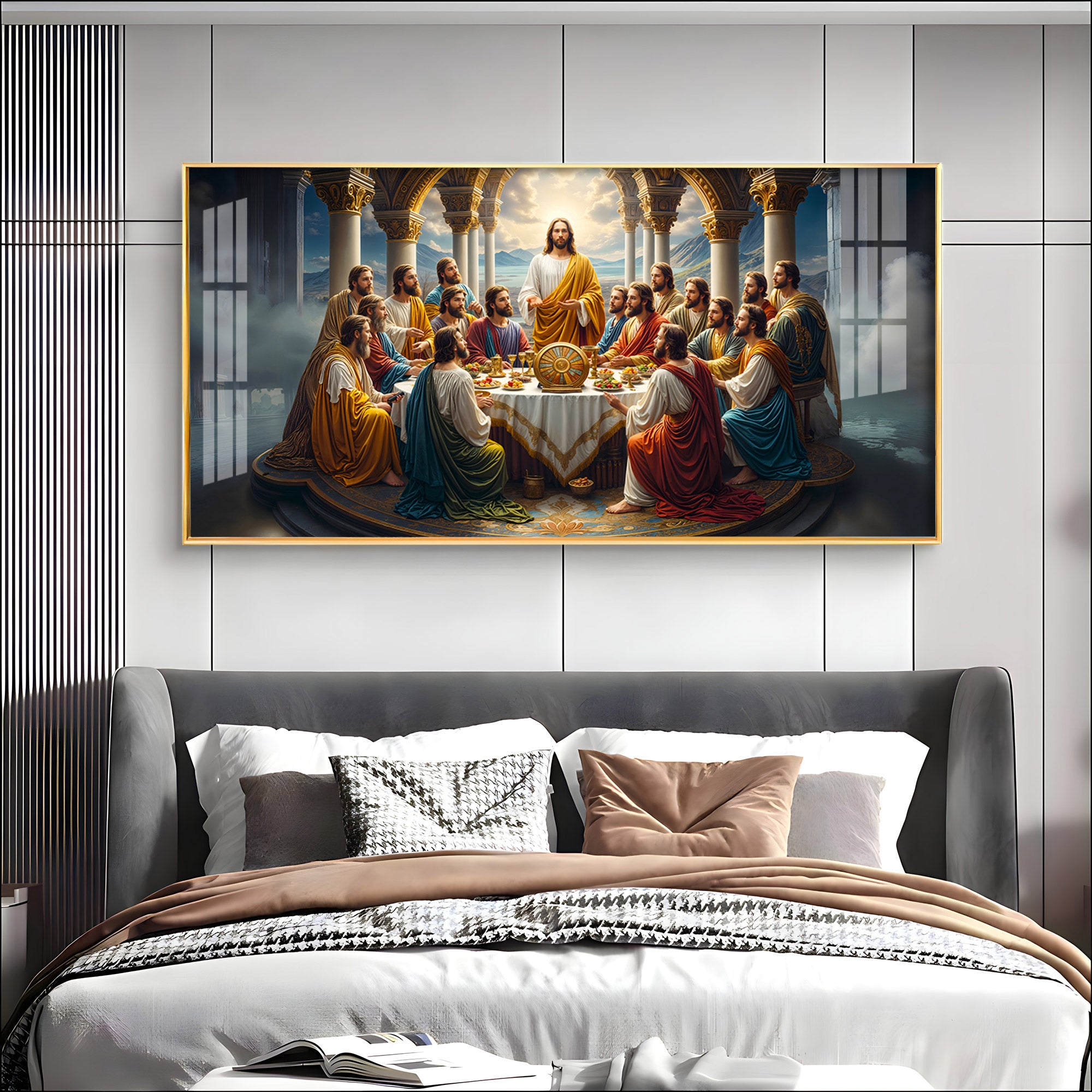Jesus Supper Legacy Premium Acrylic Horizontal Wall Art