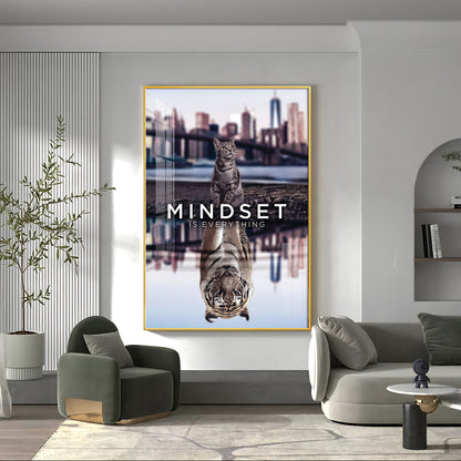 Mindset Is Everything Premium Acrylic Vertical Wall Art