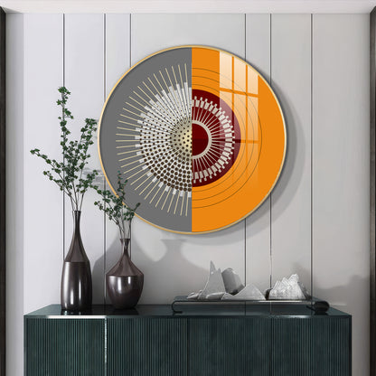 Artful Aura Premium Acrylic Round Wall Art