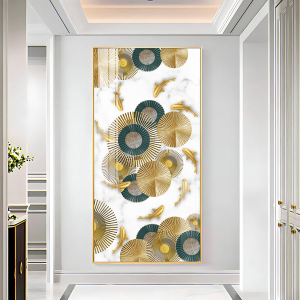 Buy Abaniko Fish Premium Acrylic Vertical Wall Art Online @ Best Price ...