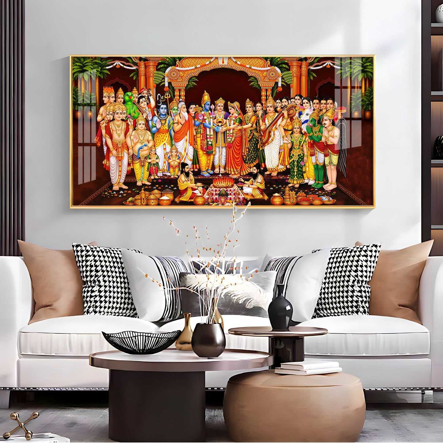 Srinivasa Kalyanam Premium Acrylic Horizontal Wall Art