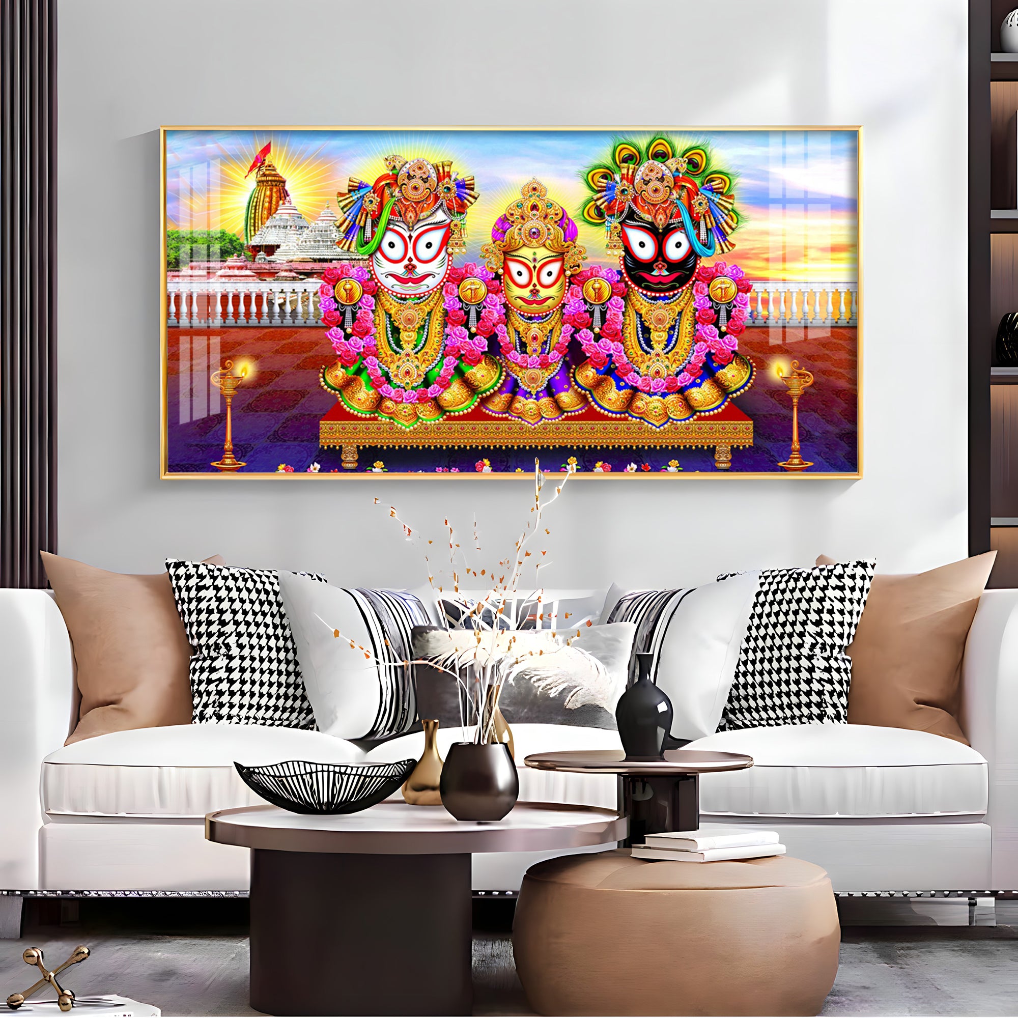Ratha Yatra Heritage Premium Acrylic Horizontal Wall Art