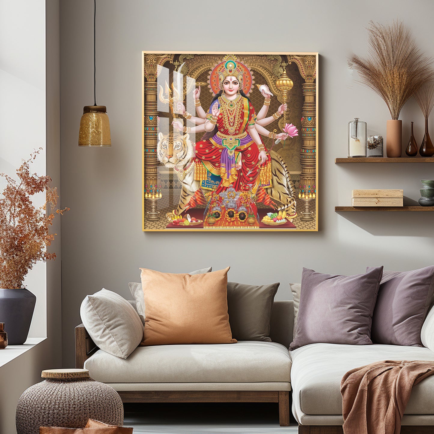 Devi Sacred Serenity Premium Acrylic Square Wall Art
