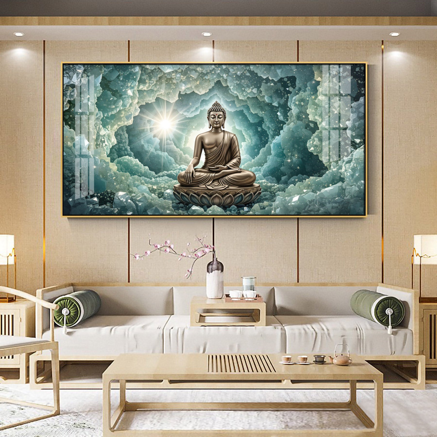 Ascendant Buddha Vision Premium Acrylic Horizontal Wall Art