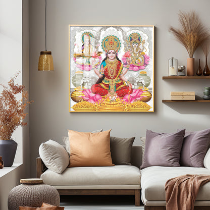 Radiant Deities Premium Acrylic Square Wall Art