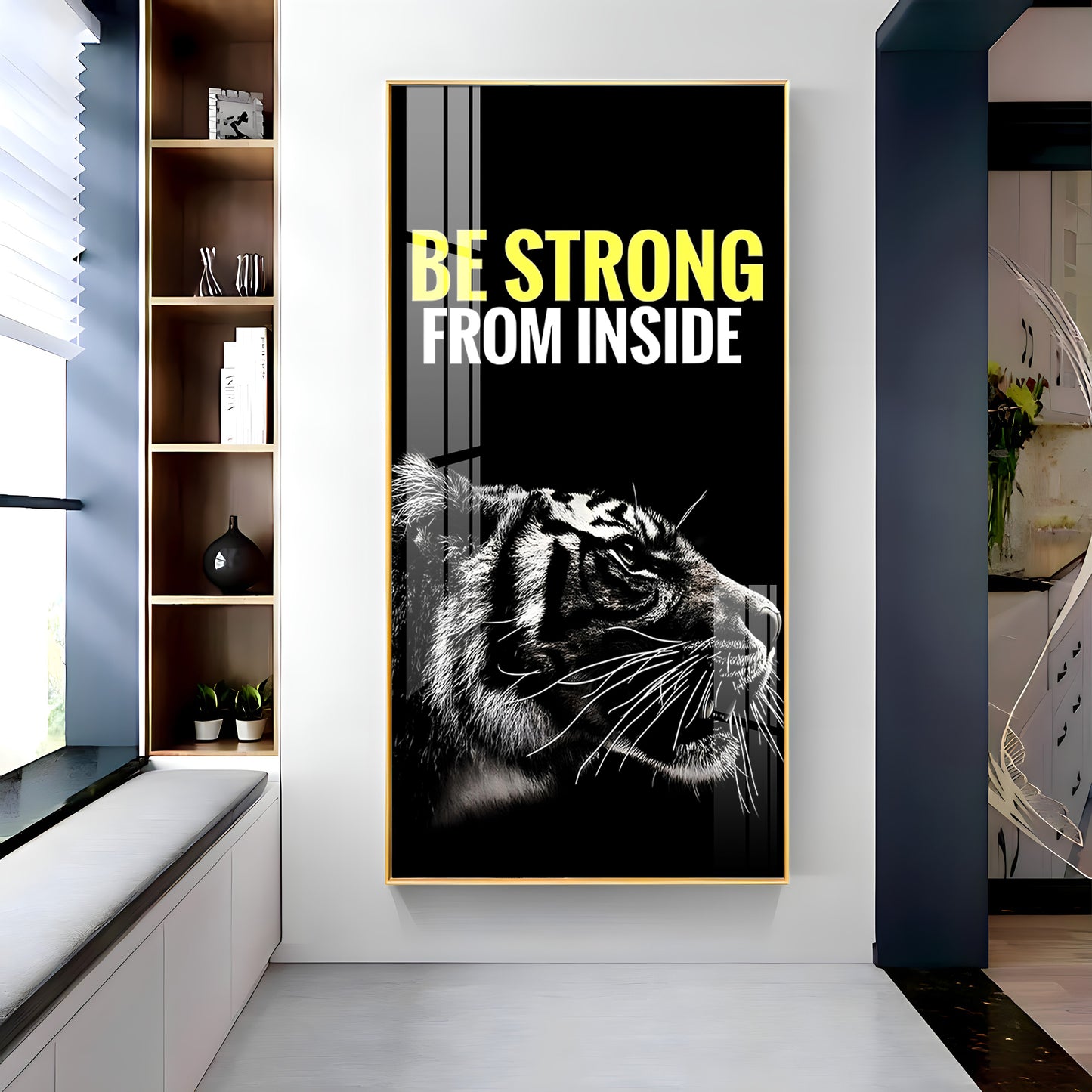 Be Strong Premium Acrylic Vertical Wall Art