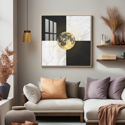 Golden Universe Premium Acrylic Square Wall Art