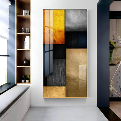 Modern Minimalist Geometric Premium Acrylic Vertical Wall Art