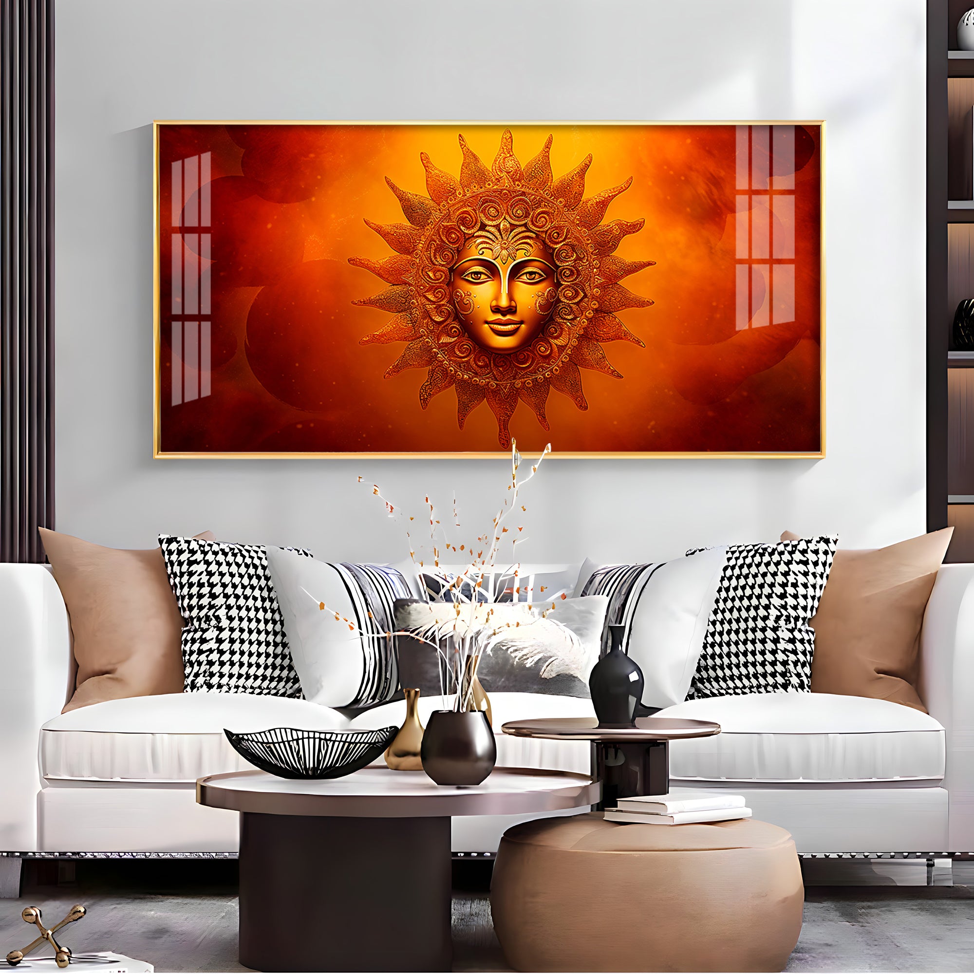 Sunlit Serenity Premium Acrylic Horizontal Wall Art