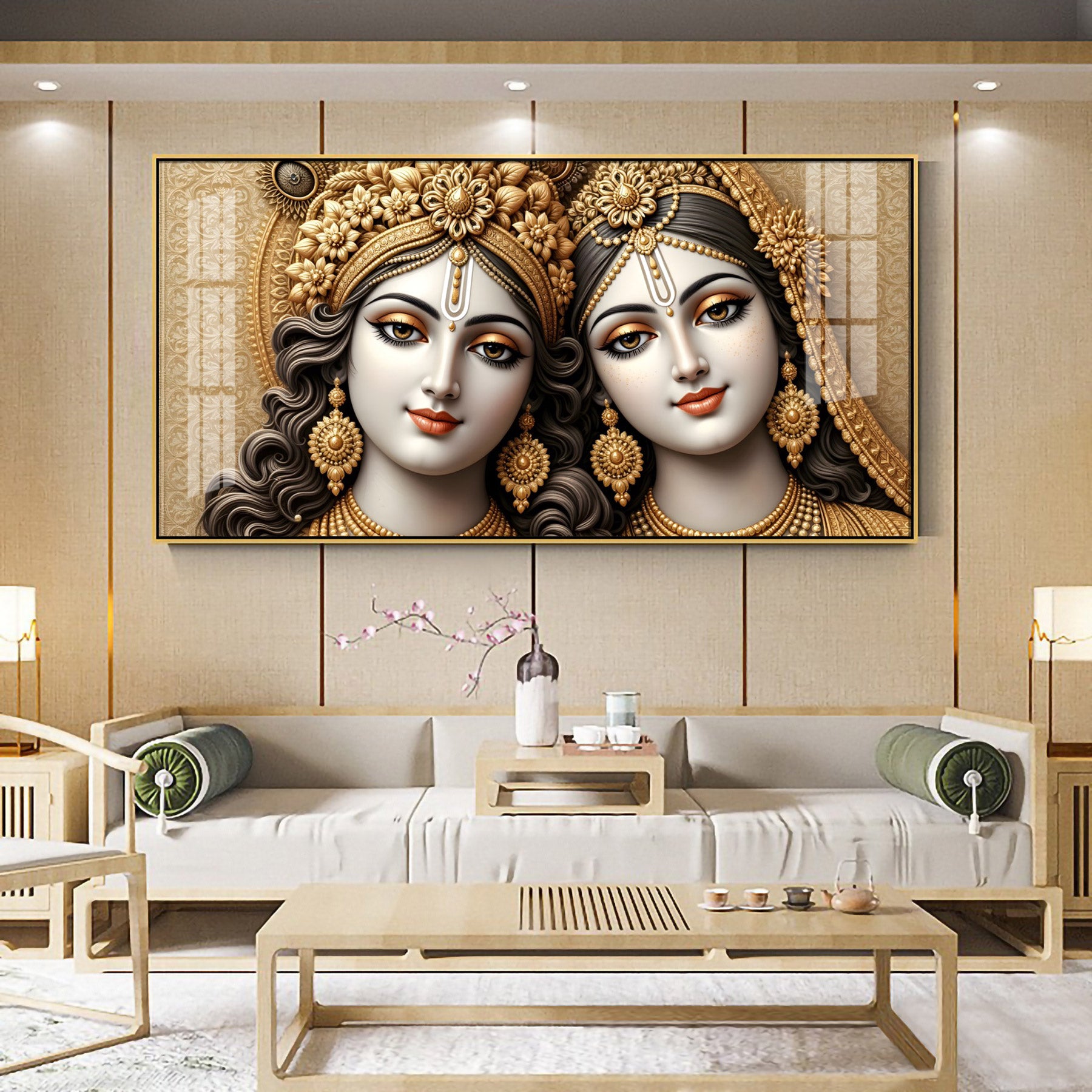 Krishna Priya Premium Acrylic Horizontal Wall Art