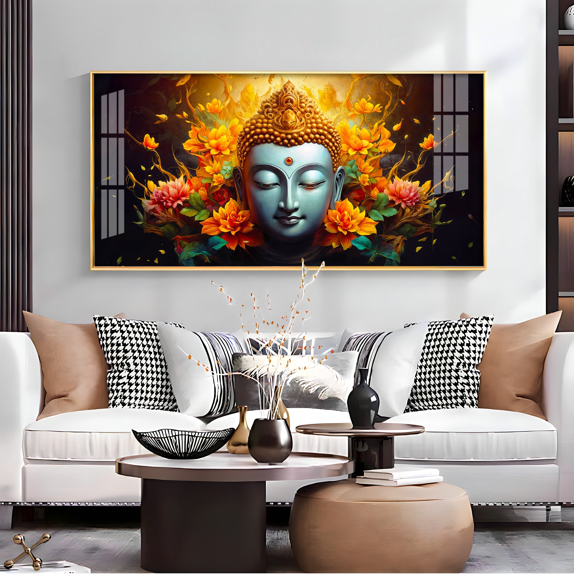 Serenity Visage Premium Acrylic Horizontal Wall Art