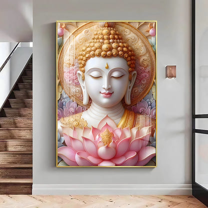 Tranquil Buddha Premium Vertical Acrylic Wall Art