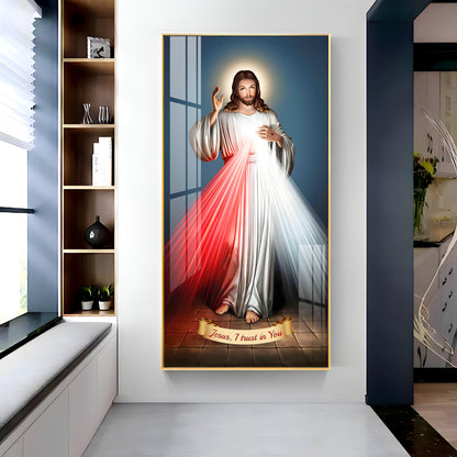 Jesus Christ Premium Acrylic Vertical Wall Art