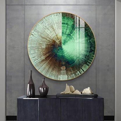 Sphere of Serenity Premium Acrylic Round Wall Art