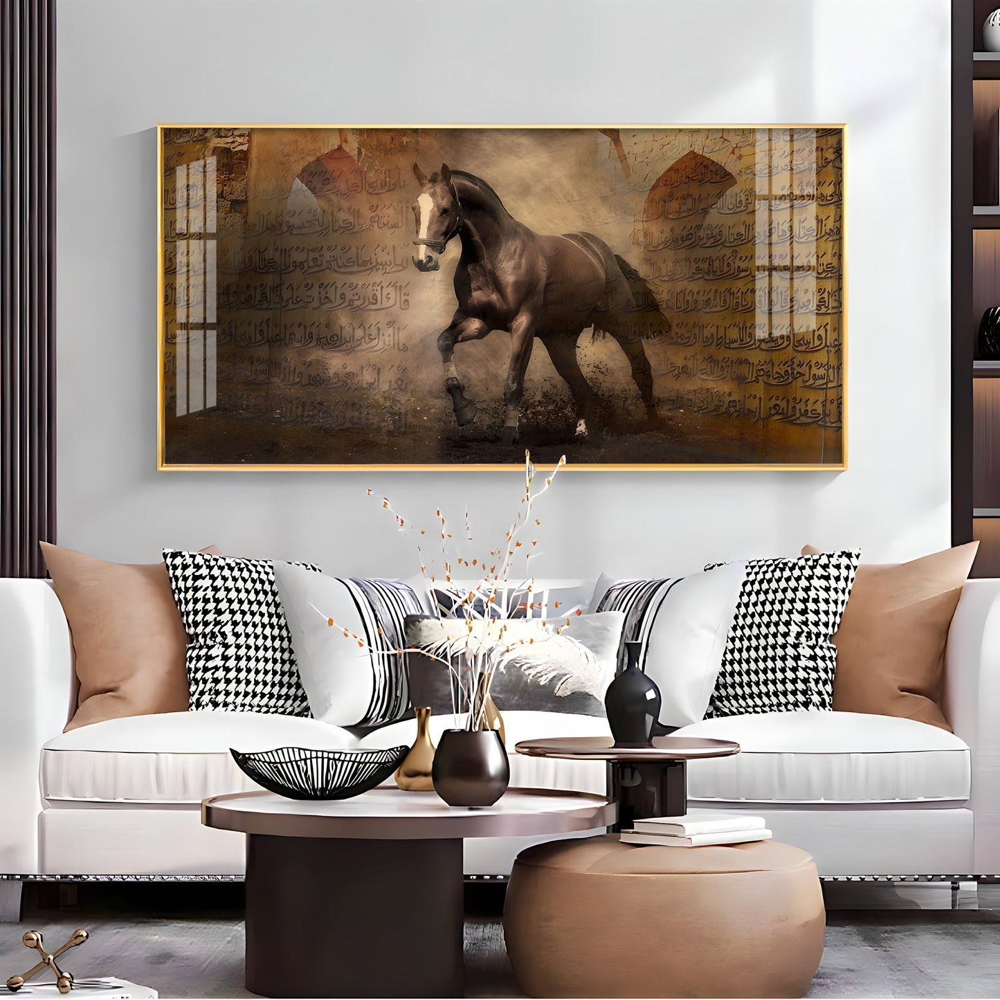 Persian Horse Premium Acrylic Vertical Wall Art