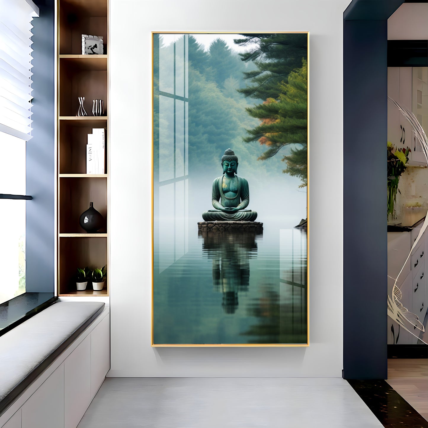 The Enlightened One Premium Acrylic Vertical Wall Art