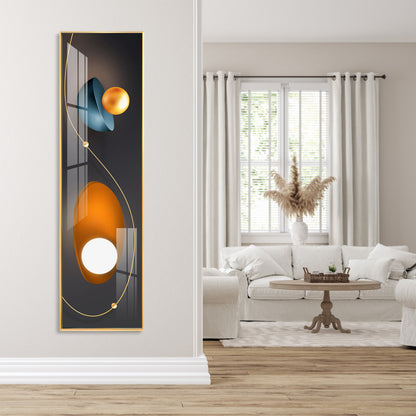 Color Glow Trio Premium Acrylic Vertical Wall Art