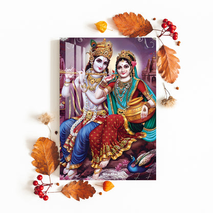 Radha Krishna Acrylic Wall Art