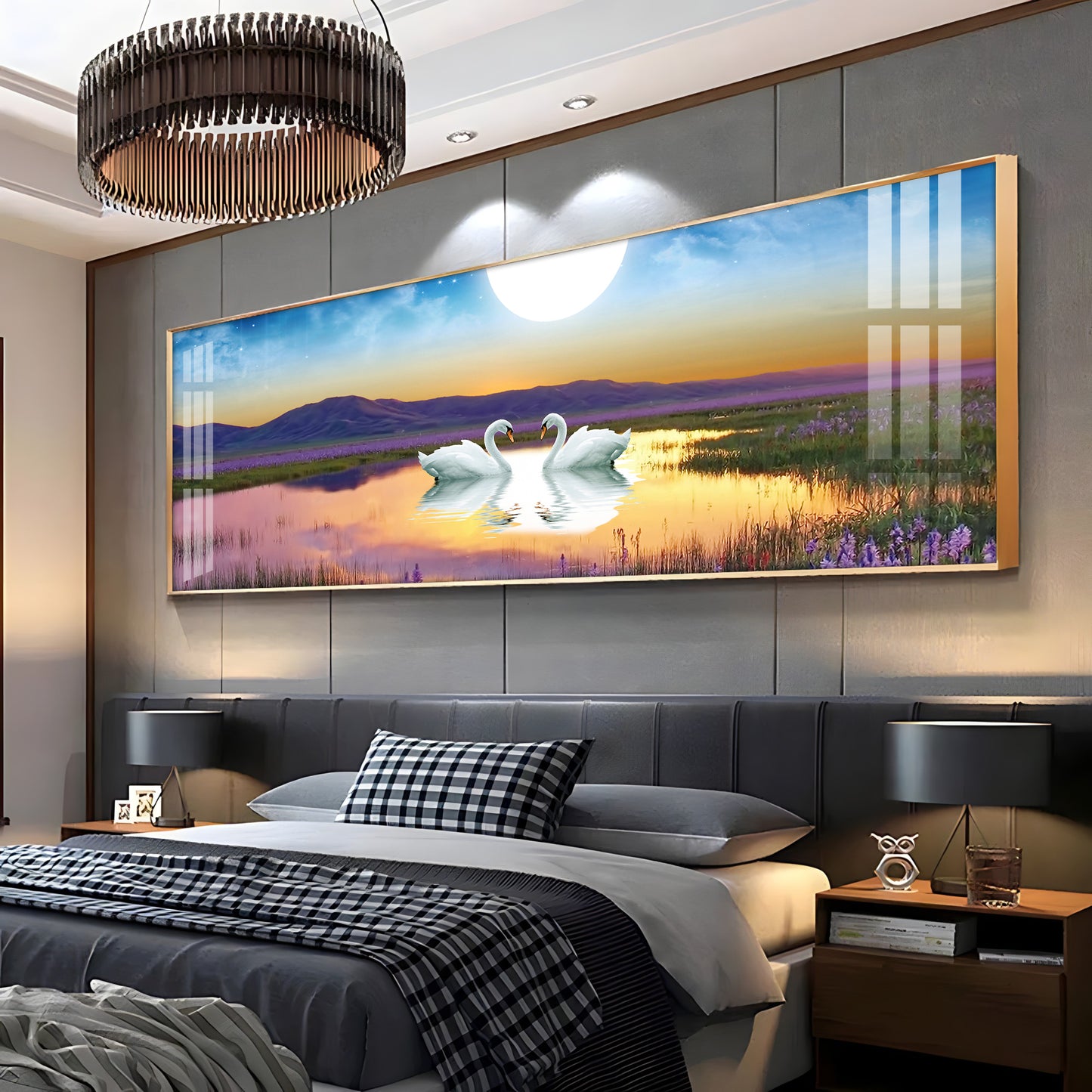 The First Meet Premium Acrylic Horizontal Wall Art