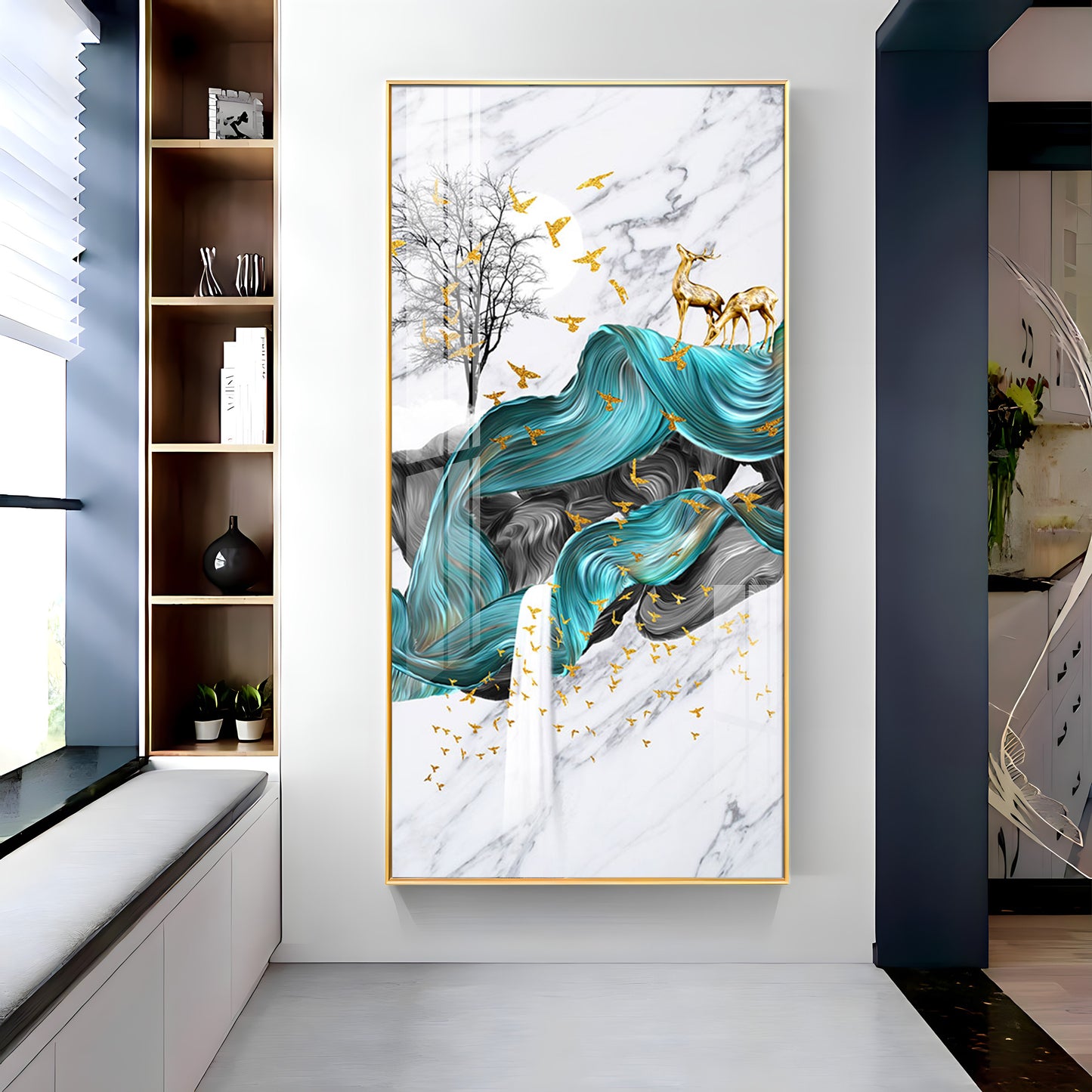 Serene Artwork Luxury Crystal Wall Art