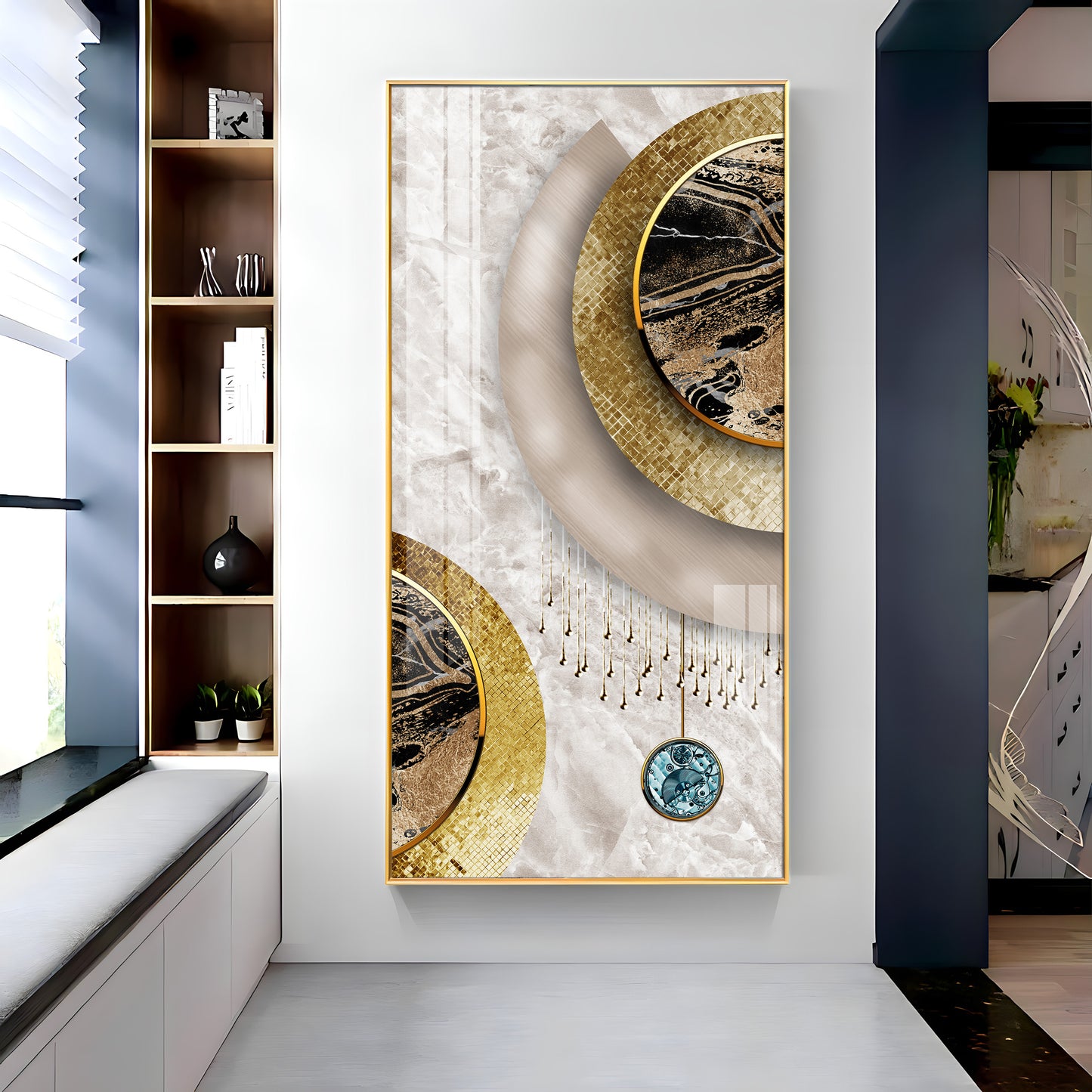 Annual Rings Premium Acrylic Vertical Wall Art