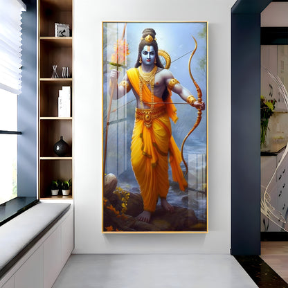 Maryada Purushottam Premium Acrylic Vertical Wall Art