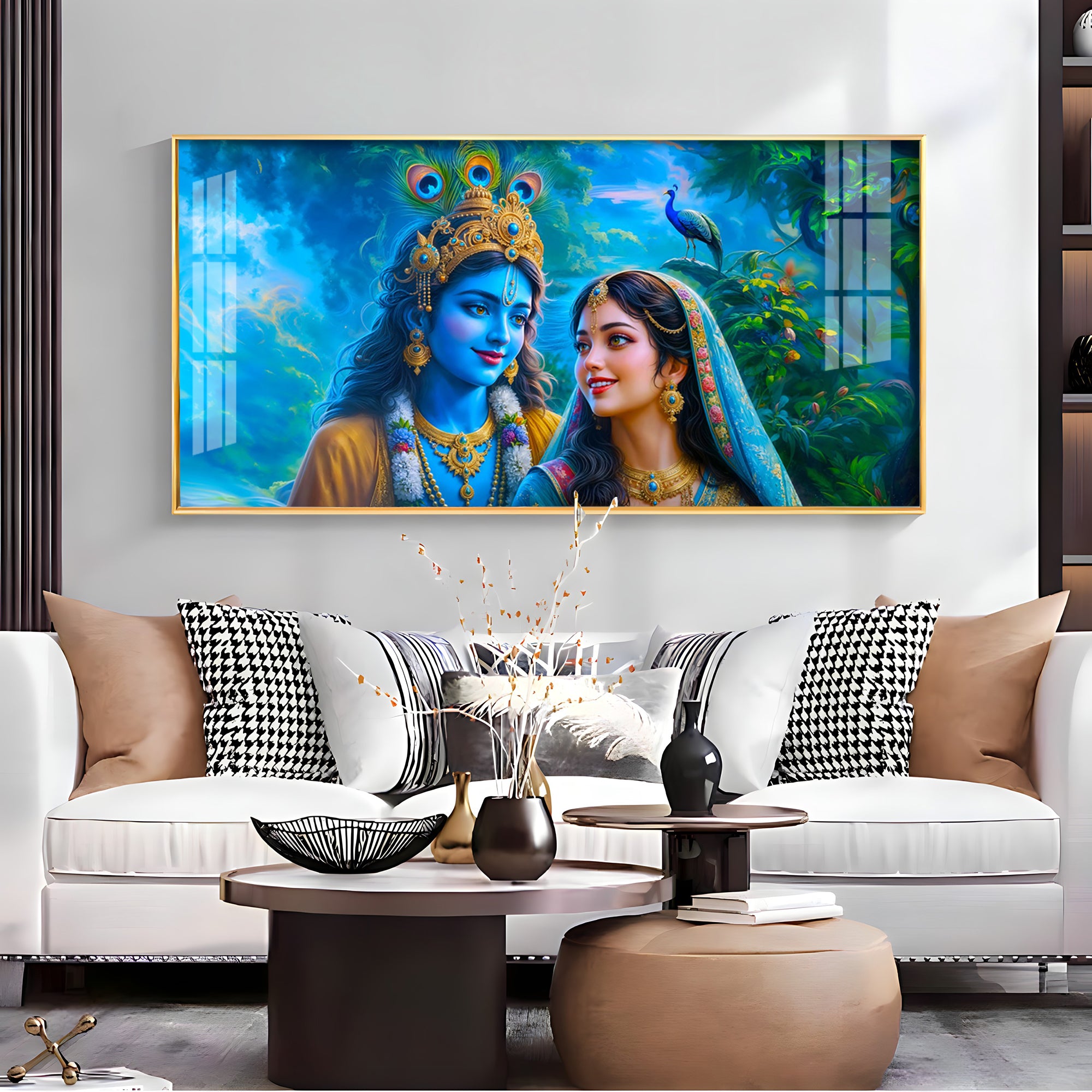 Radiant Togetherness Portrait Premium Acrylic Horizontal Wall Art