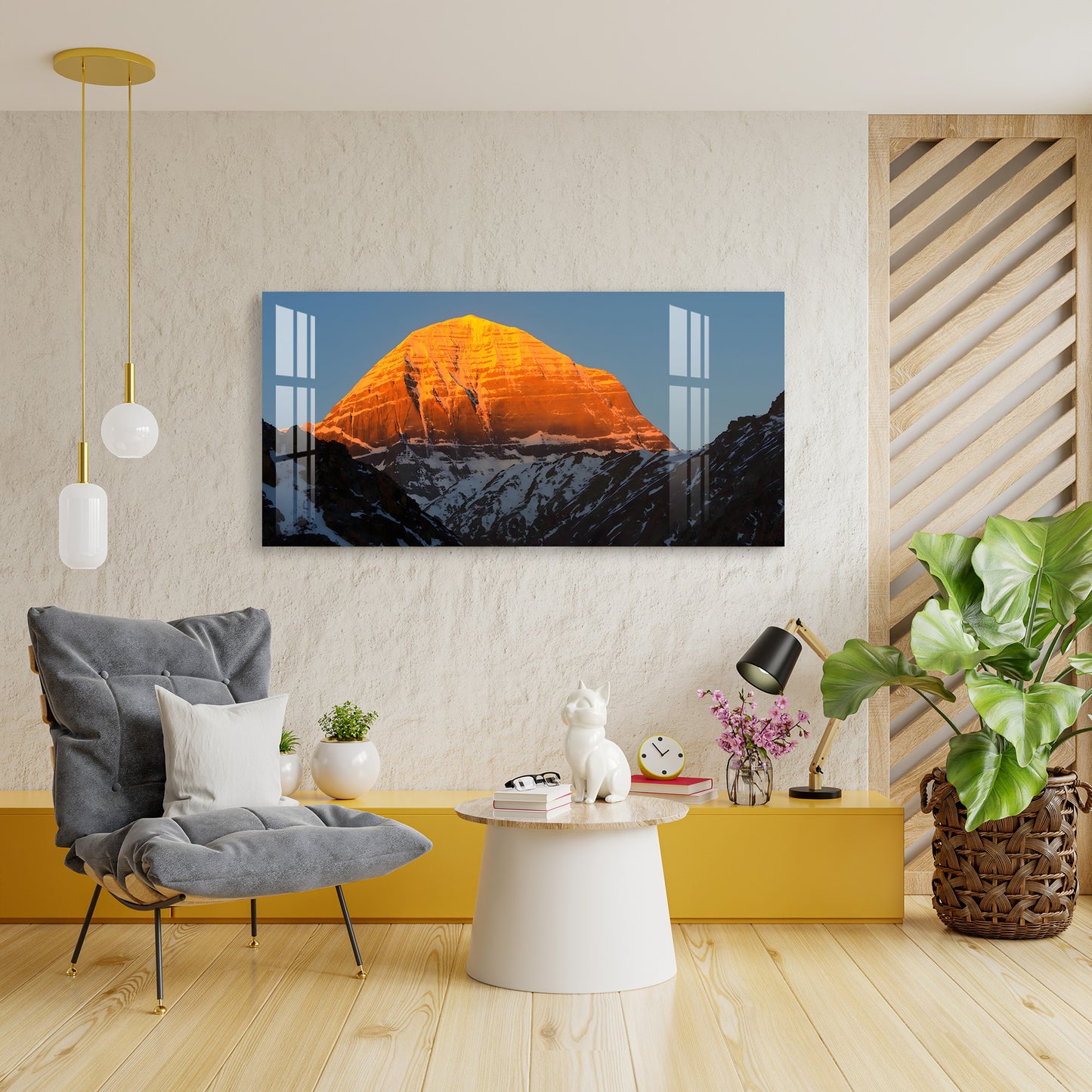 Mount Kailash Acrylic Wall Art