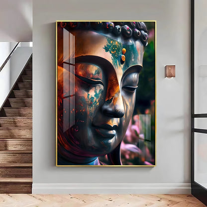 Buddha Premium Acrylic Vertical Wall Art