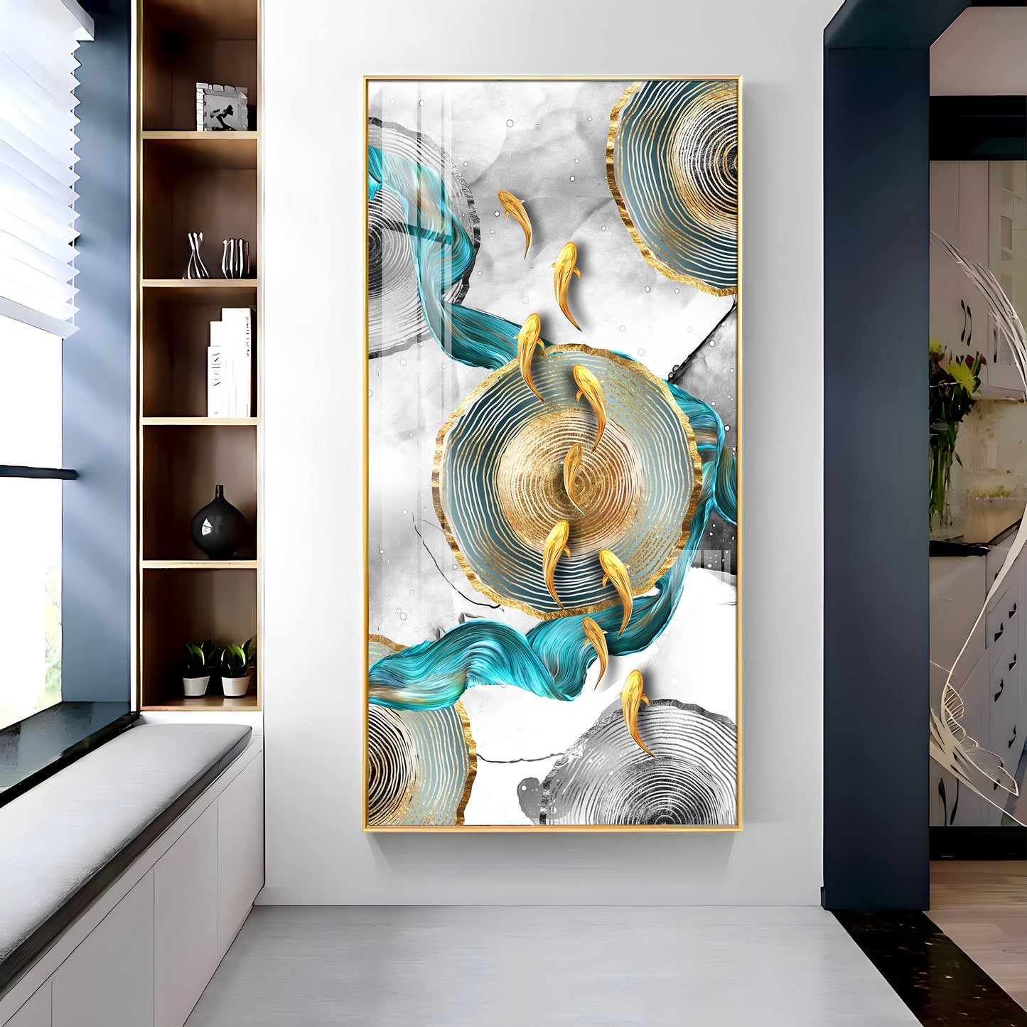 Serene Artwork Premium Acrylic Vertical Wall Art