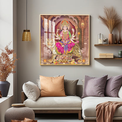 Goddess Radiant Devotion Premium Acrylic Square Wall Art