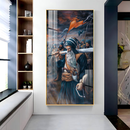 Turban Warriors Premium Acrylic Vertical Wall Art