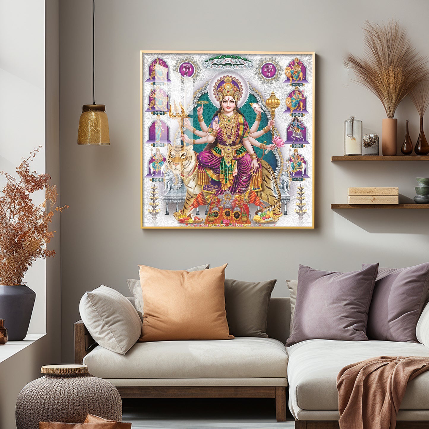 Spiritual Essence Premium Acrylic Square Wall Art