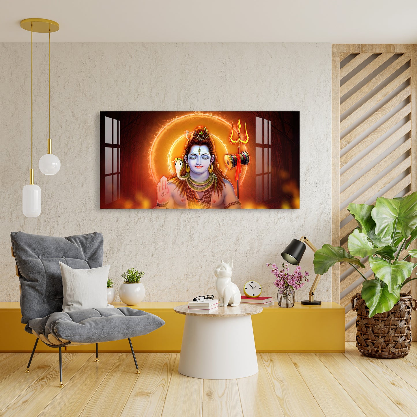 Lord Shiva Acrylic Wall Art