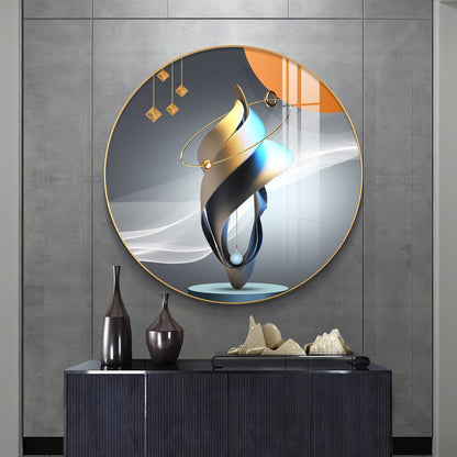 Modern Muse Premium Acrylic Round Wall Art