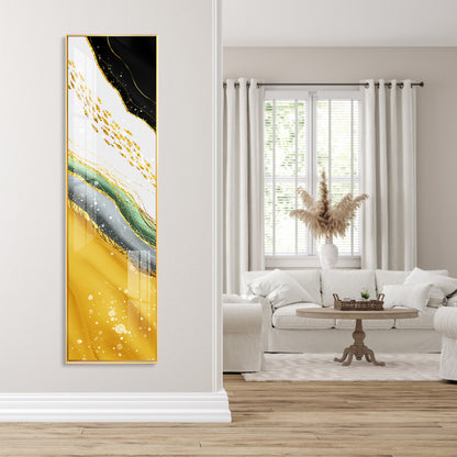 Sparkling Waves Premium Acrylic Vertical Wall Art