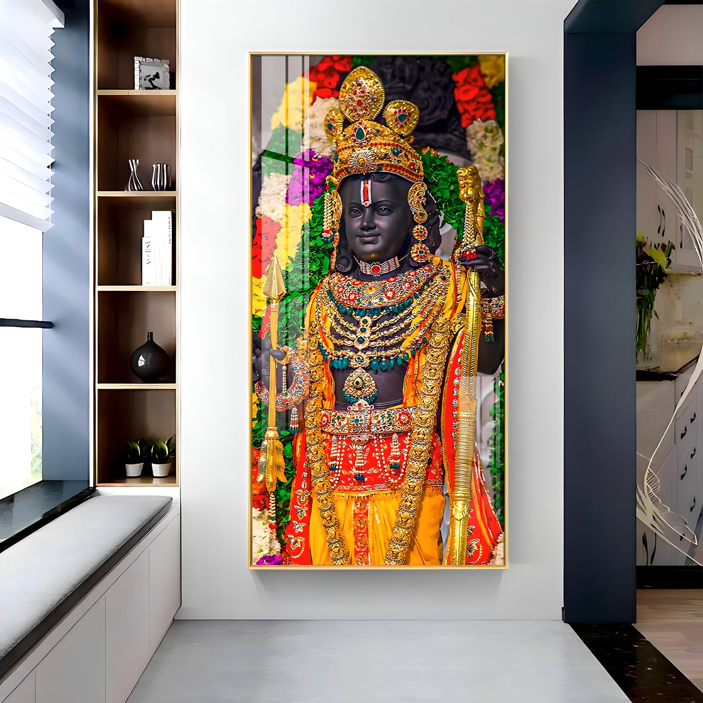 Divine Shree Ram Premium Acrylic Vertical Wall Art