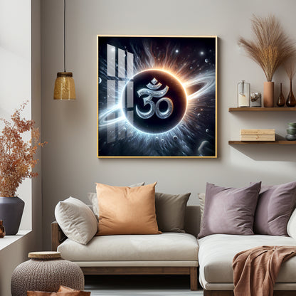 Om Premium Acrylic Square Wall Art