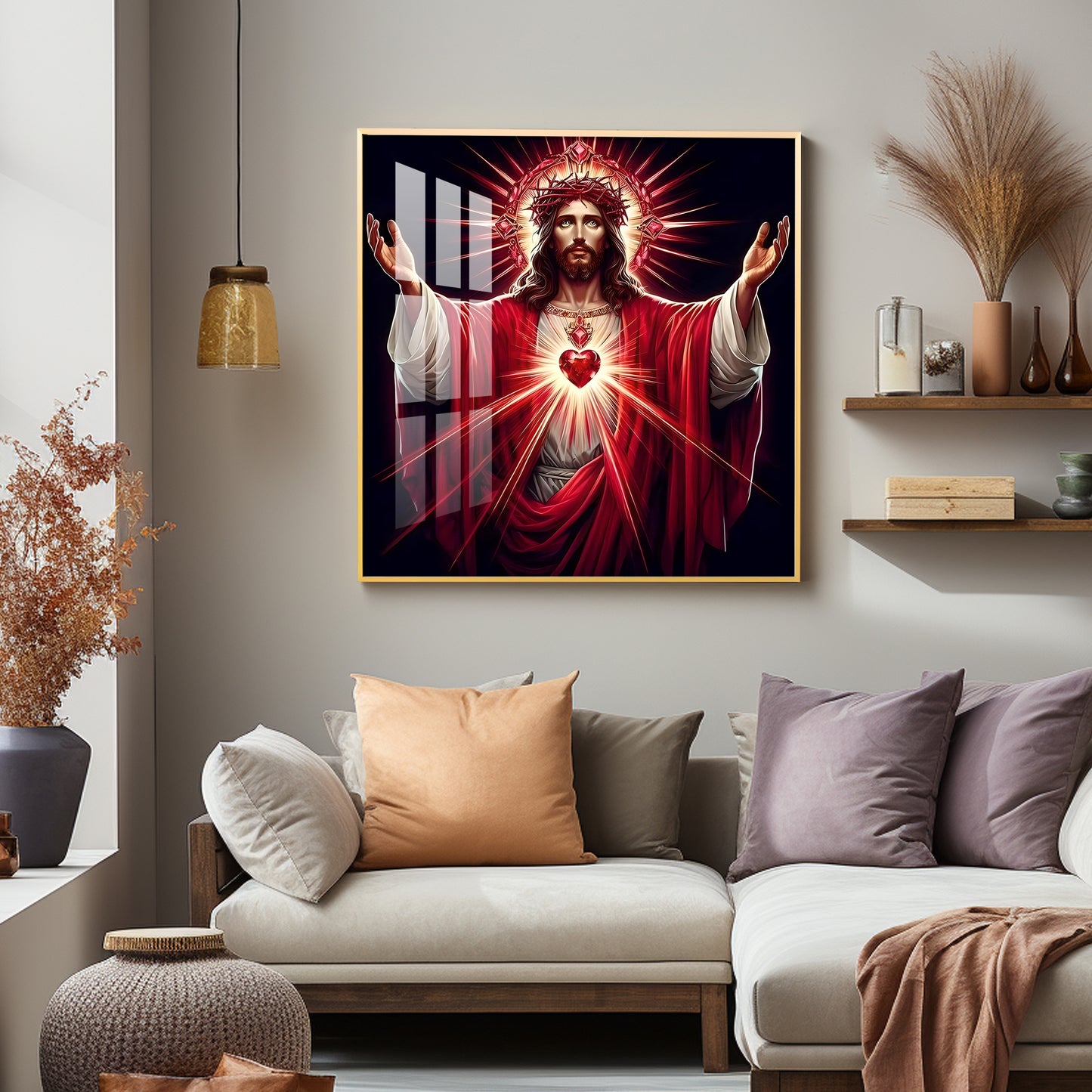 Heart of God Premium Acrylic Square Wall Art