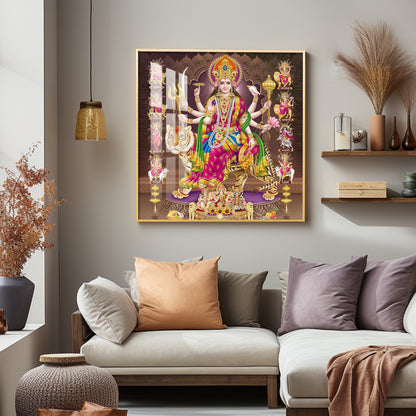 Radiant Devi Premium Acrylic Square Wall Art
