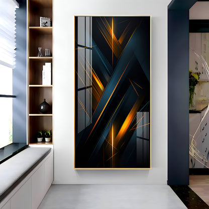 Abstract Modern Design For Entrance Premium Acrylic Vertical Wall Art