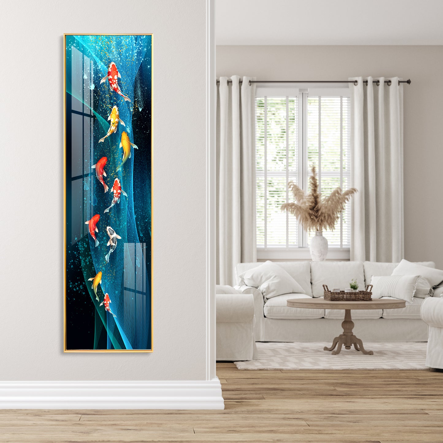 Fish Kaleidoscope Premium Acrylic Vertical Wall Art