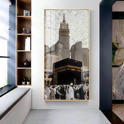 Holy Islamic Place Premium Acrylic Vertical Wall Art