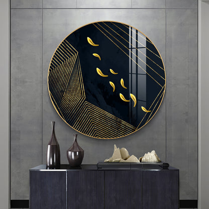 Golden Artwork Premium Acrylic Round Wall Art
